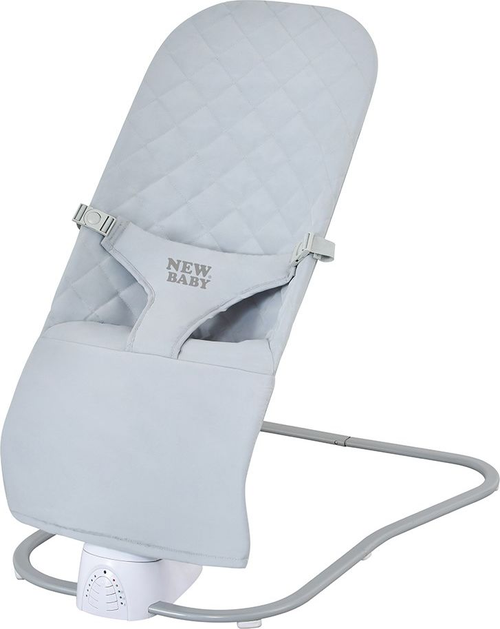 Dětské houpací lehátko NEW BABY SHAKY Gray - obrázek 1