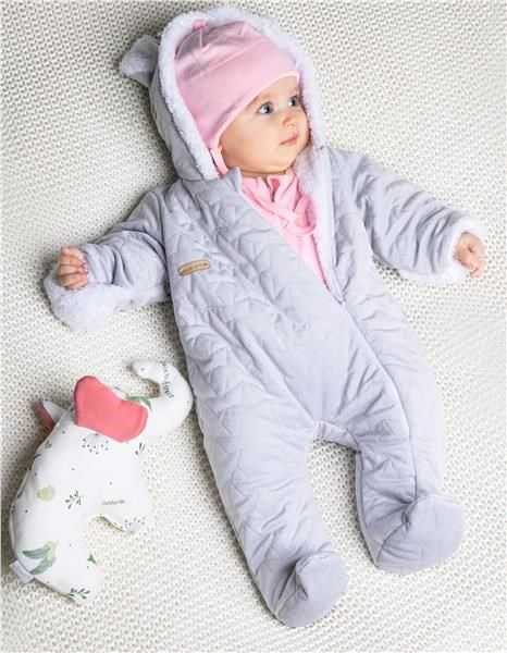 Zimní kojenecký overal Nicol Kids Winter modrý 68 (4-6m) - obrázek 2