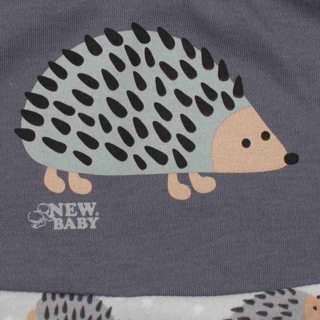 Kojenecká bavlněná mikinka New Baby Ježek 68 (4-6m) - obrázek 2