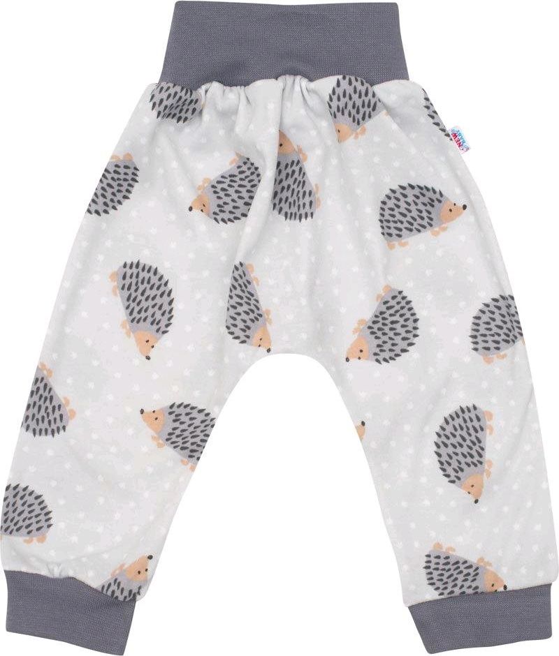 Kojenecké bavlněné tepláčky New Baby Ježek 80 (9-12m) - obrázek 1