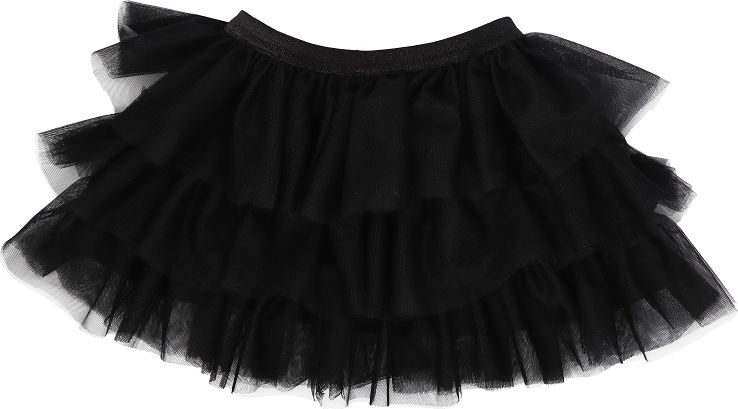 Mamatti Mamatti Dětská tylová sukně Mašle - černá - obrázek 1