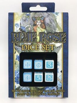 Q-Workshop Blue Rose Dice Set - obrázek 1