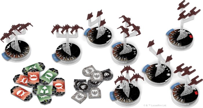 Fantasy Flight Games Star Wars Armada: Republic Fighter Squadrons Expansion Pack - obrázek 2