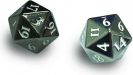 Ultra Pro UP - Dice - Heavy Metal D20 (2 kostky) Barva: Gun Metal - obrázek 1