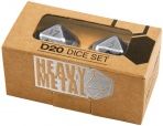 Ultra Pro UP - Dice - Heavy Metal D20 (2 kostky) Barva: Gun Metal - obrázek 2