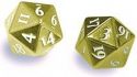 Ultra Pro UP - Dice - Heavy Metal D20 (2 kostky) Barva: Gun Metal - obrázek 3