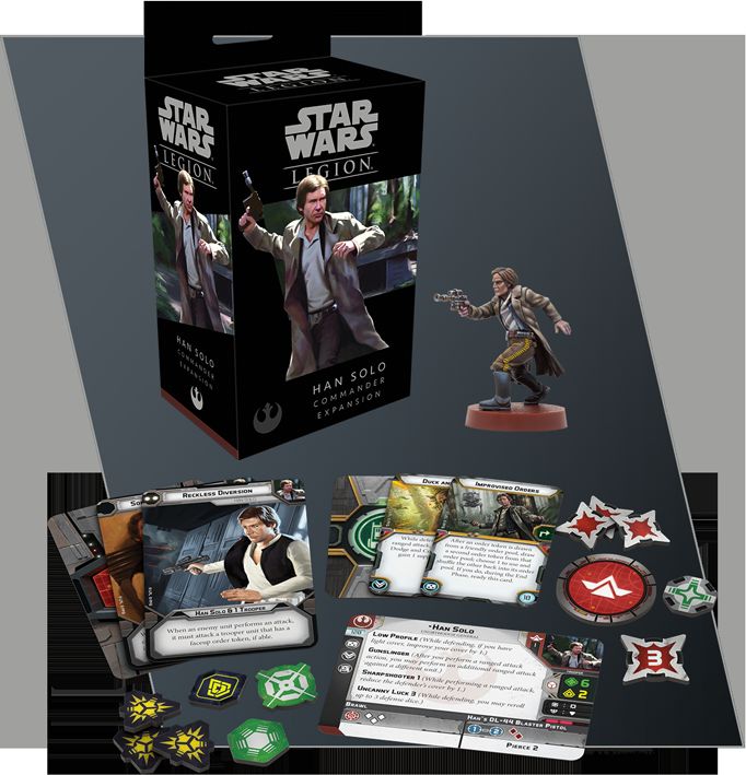 FFG Star Wars Legion - Han Solo Commander Expansion - obrázek 2