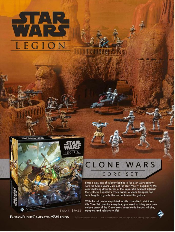 FFG Star Wars Legion: Clone Wars Core Set - obrázek 3