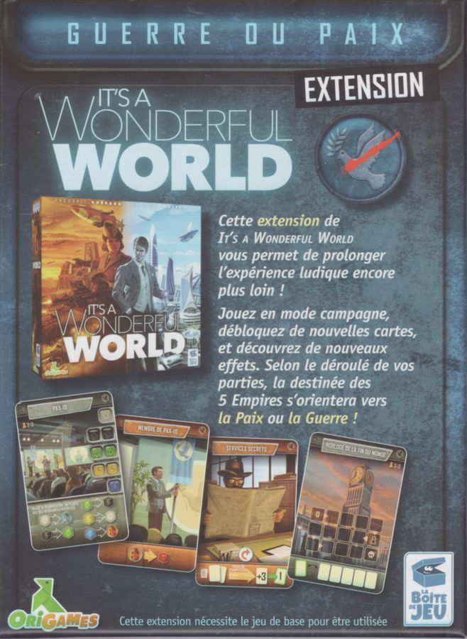 La Boite de Jeu It's a Wonderful World - War or Peace EN - obrázek 2