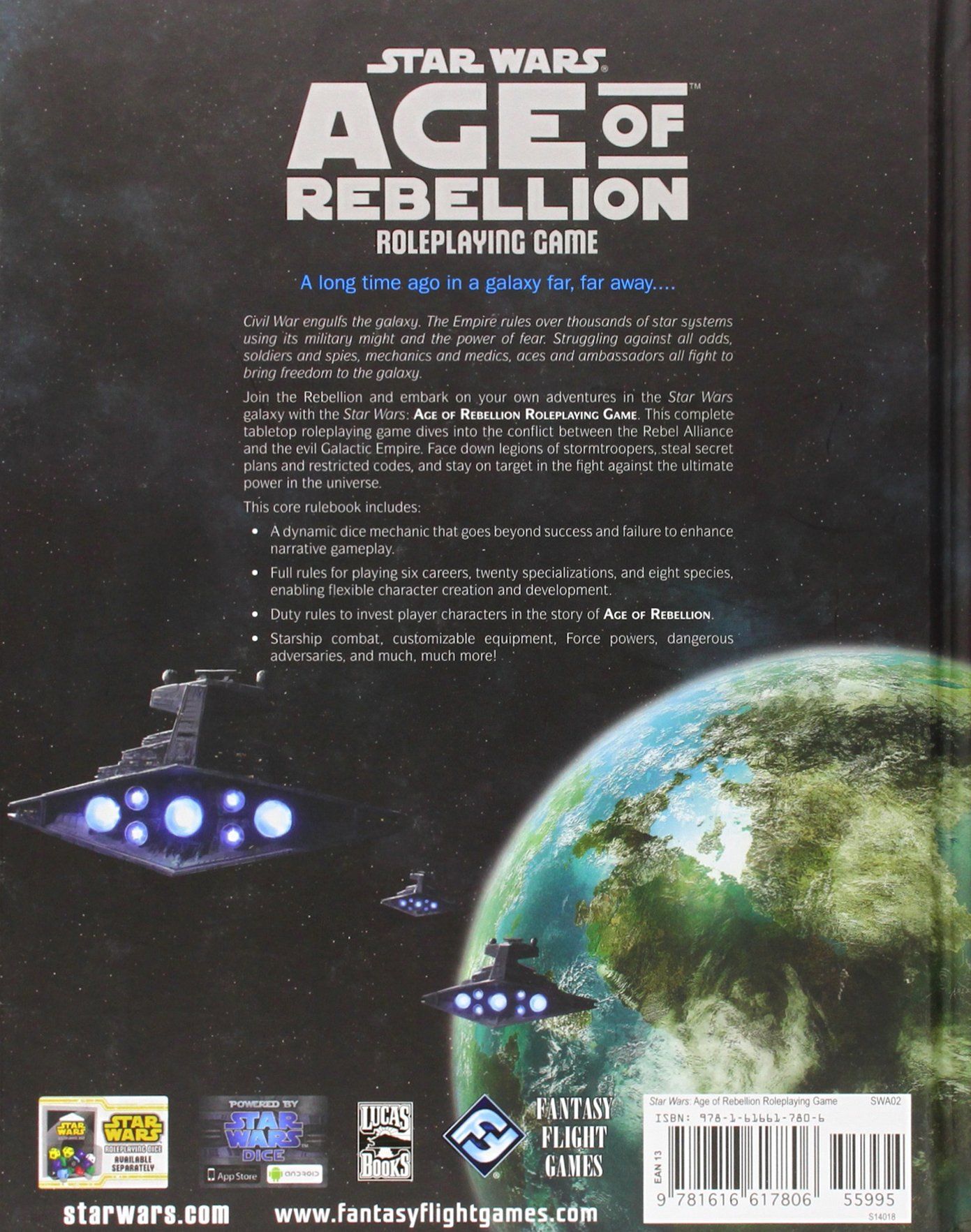 FFG Star Wars Age of Rebellion RPG: Core Rulebook - obrázek 2