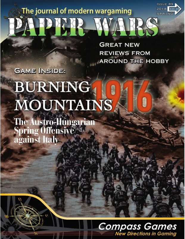 Compass Games Paper Wars Issue 89: Burning Mountains - obrázek 1