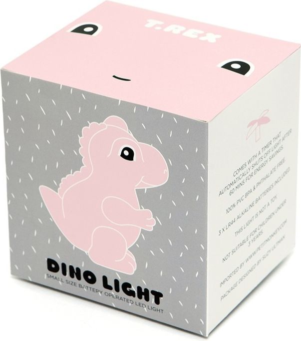Petit Monkey LED lampička dinosaurus růžový - obrázek 3