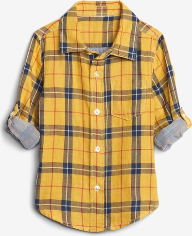 Košile dětská GAP | Žlutá | Chlapecké | 3 roky - obrázek 1