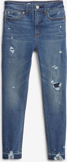 Jeans dětské GAP | Modrá | Dívčí | 8-9 let - obrázek 1