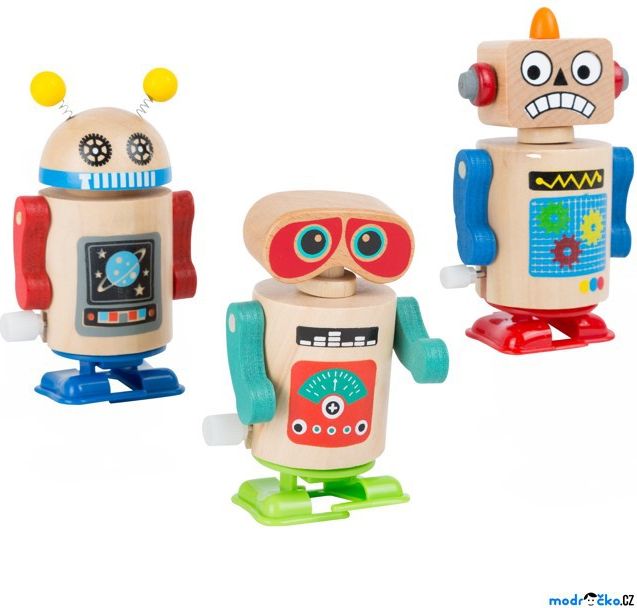 Drobné hračky - Natahovací chodící robot, 1ks (Legler) - obrázek 1