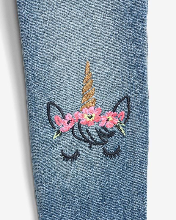 Jeans dětské GAP | Modrá | Dívčí | 5 let - obrázek 3