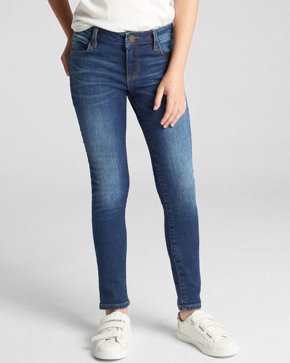 Jeans dětské GAP | Modrá | Dívčí | 5 let - obrázek 1