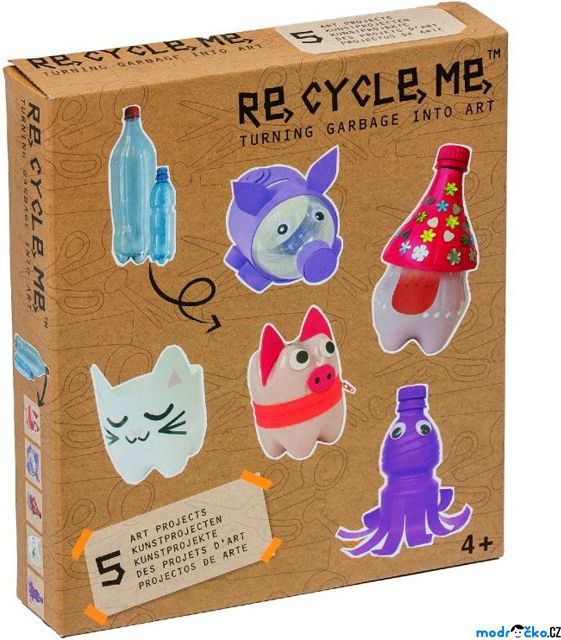 Kreativní sada - Re-cycle-me, Pro holky, PET lahev - obrázek 1