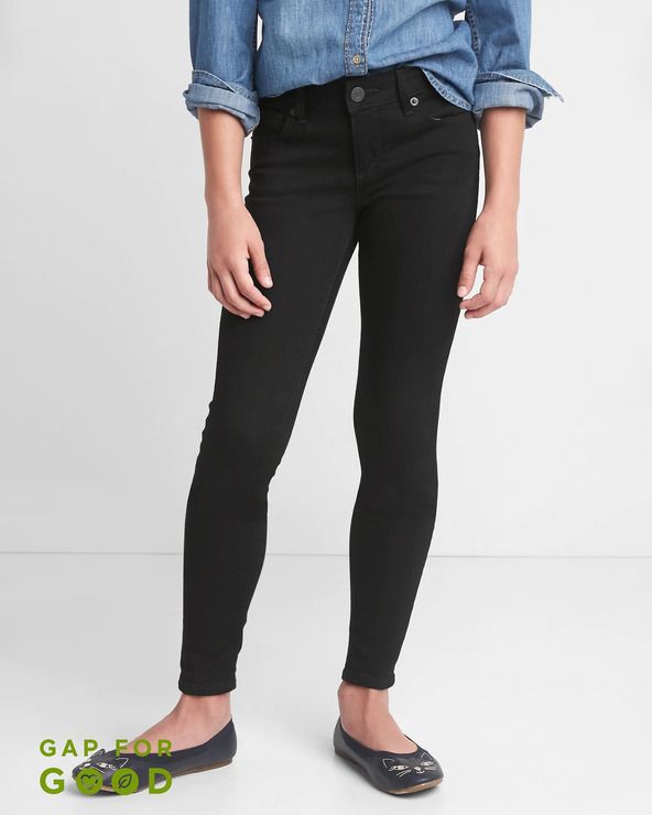 Jeans dětské GAP | Černá | Dívčí | 5 let - obrázek 4