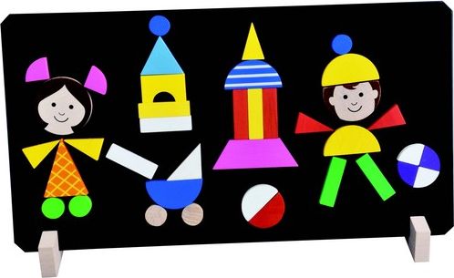 DETOA magnetické puzzle Děti - obrázek 2