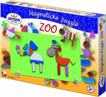 DETOA magnetické puzzle ZOO - obrázek 1