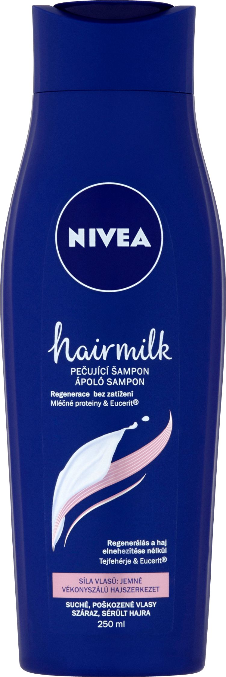 NIVEA Hairmilk Šampon na jemné vlasy 250 ml - obrázek 1