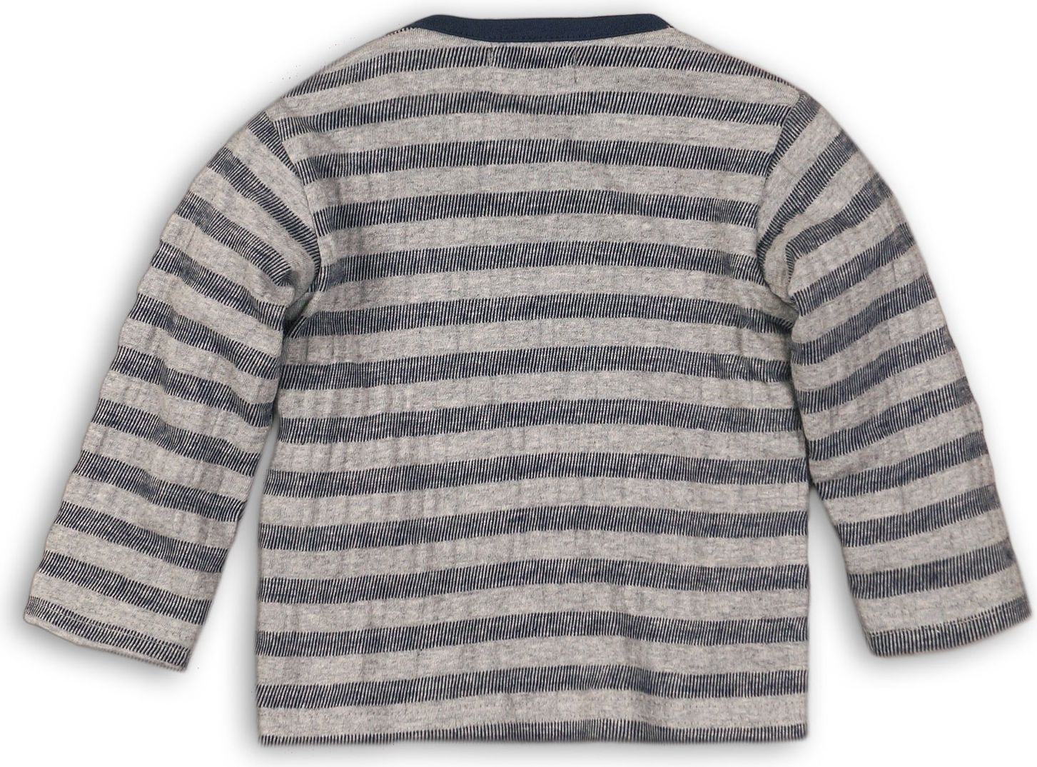 DIRKJE Tričko dlouhý rukáv B-SO FRESH ALWAYS BE YOURSELF 80 Grey - Navy - obrázek 2