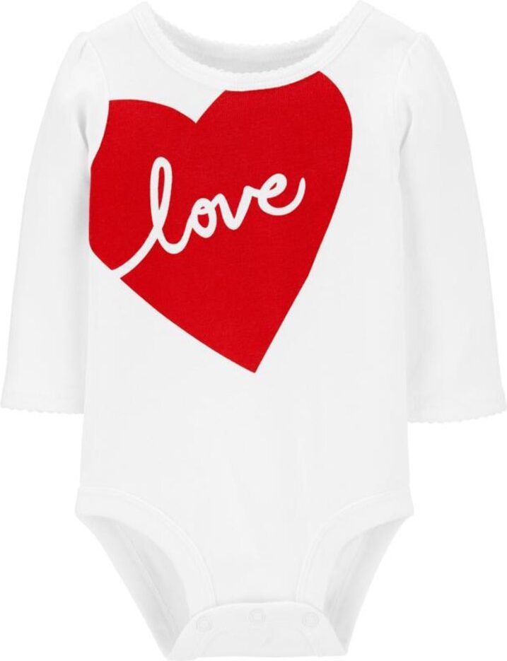 CARTER'S Body dlouhý rukáv Love dívka 9 m/vel. 74 - obrázek 1