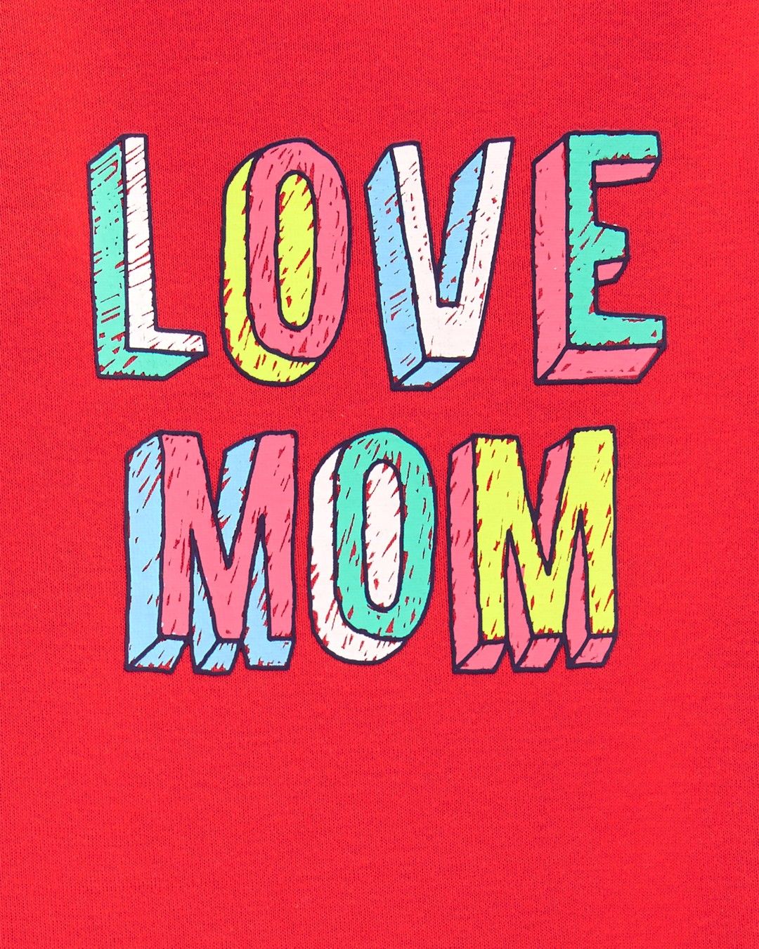 CARTER'S Body krátký rukáv Love Mom dívka 9 m/vel. 74 - obrázek 2