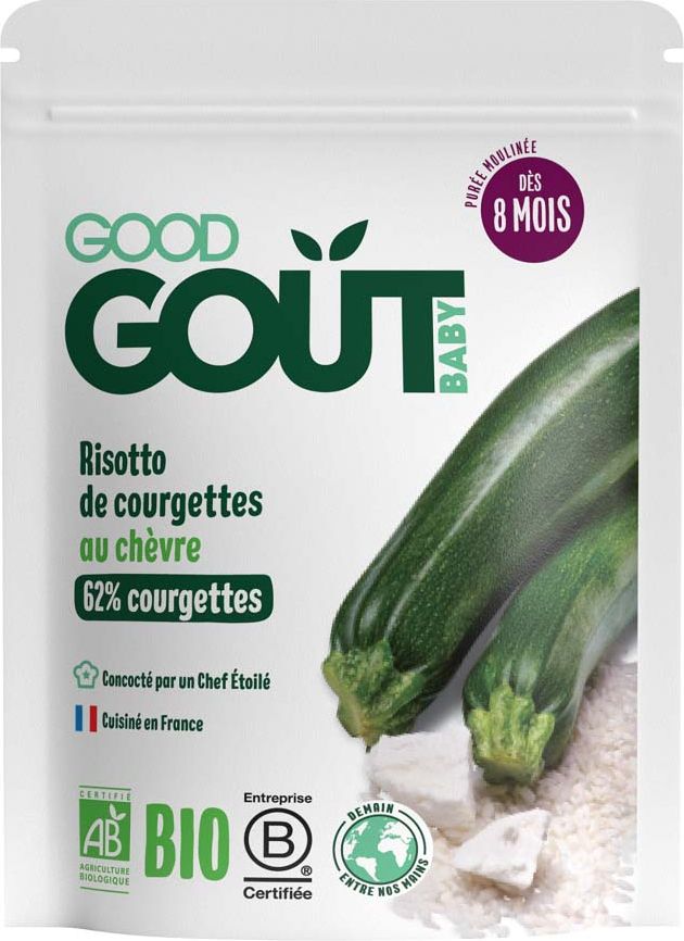 GOOD GOUT BIO Cuketové rizoto s kozím sýrem 3x190 g - obrázek 2