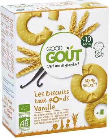 GOOD GOUT BIO Vanilková kolečka 3x80 g - obrázek 2