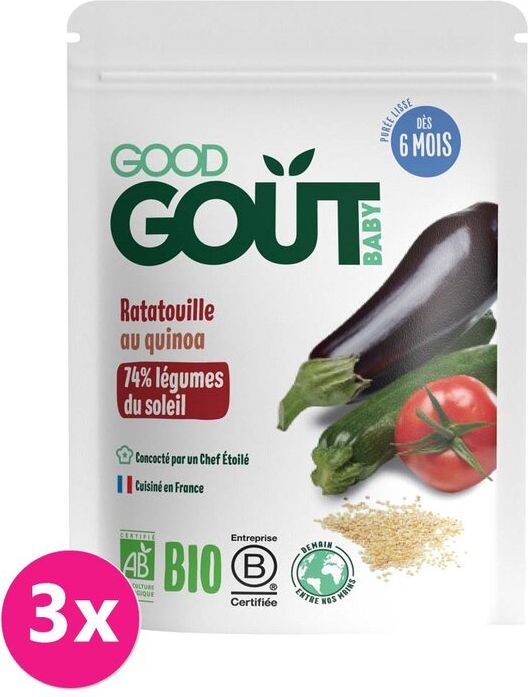 GOOD GOUT BIO Ratatouille s quinou 3x190 g - obrázek 1