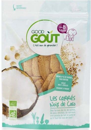 GOOD GOUT BIO Kokosové polštářky 3x50 g - obrázek 2