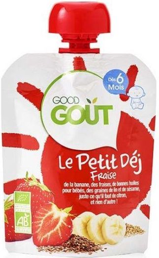 GOOD GOUT BIO Jahodová snídaně 3x70 g - obrázek 2