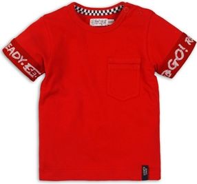 DIRKJE Tričko krátký rukáv C-SO FAST READY SET GO! 80 Red - obrázek 1