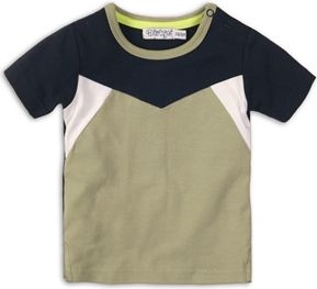 DIRKJE Tričko krátký rukáv C-SO TROPICAL TOUCAN DO IT 80 Green-Navy - obrázek 1