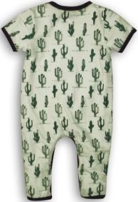 DIRKJE Overal krátký rukáv C-SO SUNNY CACTUS 68 Mint-Navy - obrázek 2