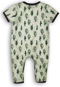 DIRKJE Overal krátký rukáv C-SO SUNNY CACTUS 56 Mint-Navy - obrázek 2