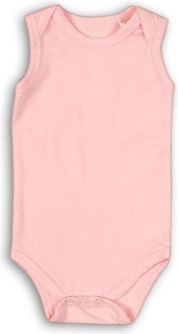 DIRKJE Body bez rukávů Basics 80 Light pink - obrázek 1