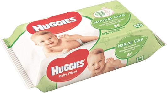 HUGGIES® Single Natural Care 56 ks - vlhčené ubrousky - obrázek 1