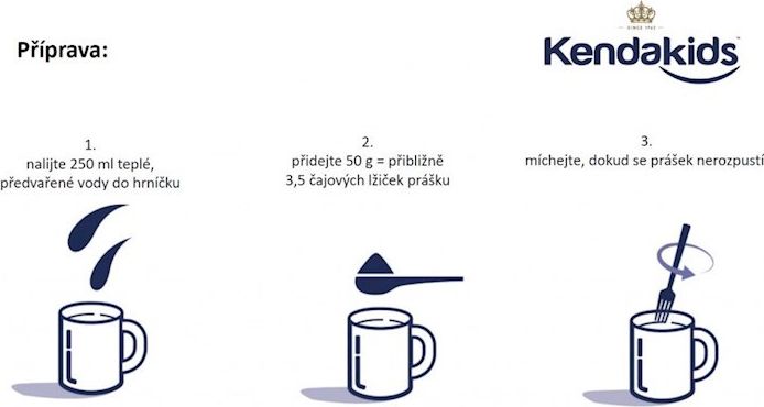 KENDAKIDS Banánový instantní nápoj pro děti (400 g) - obrázek 2