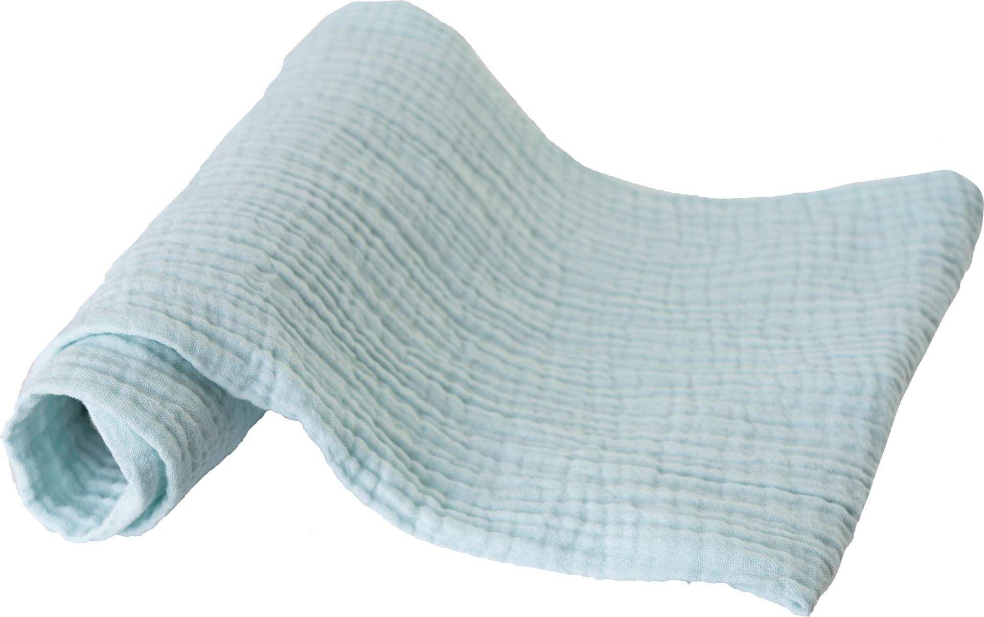 BABYMATEX Plenka bavlněná Muslin 3 ks světle tyrkysová 70x80 cm - obrázek 1