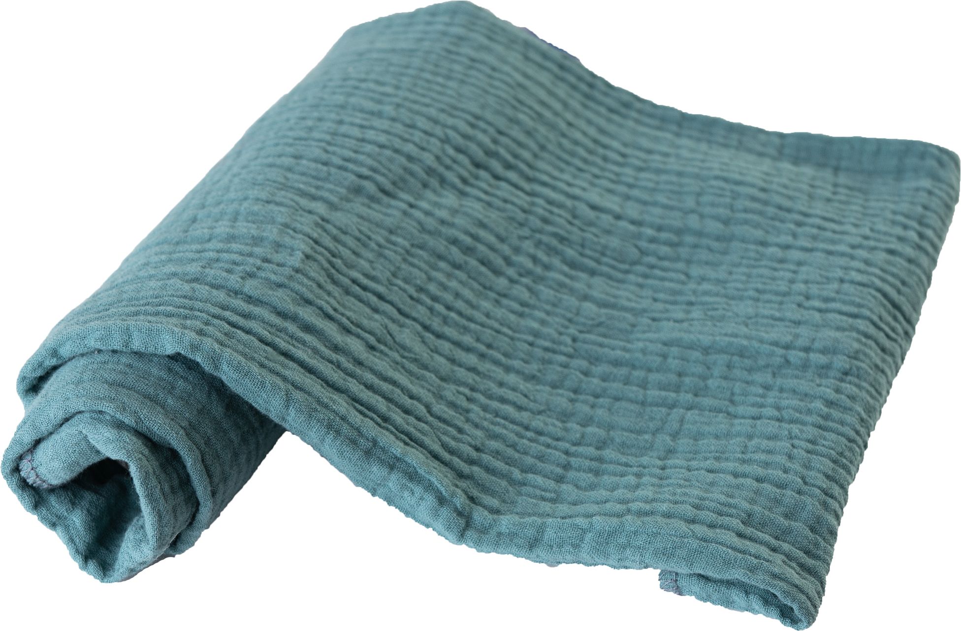 BABYMATEX Plenka bavlněná Muslin 3 ks tyrkysová 70x80 cm - obrázek 1