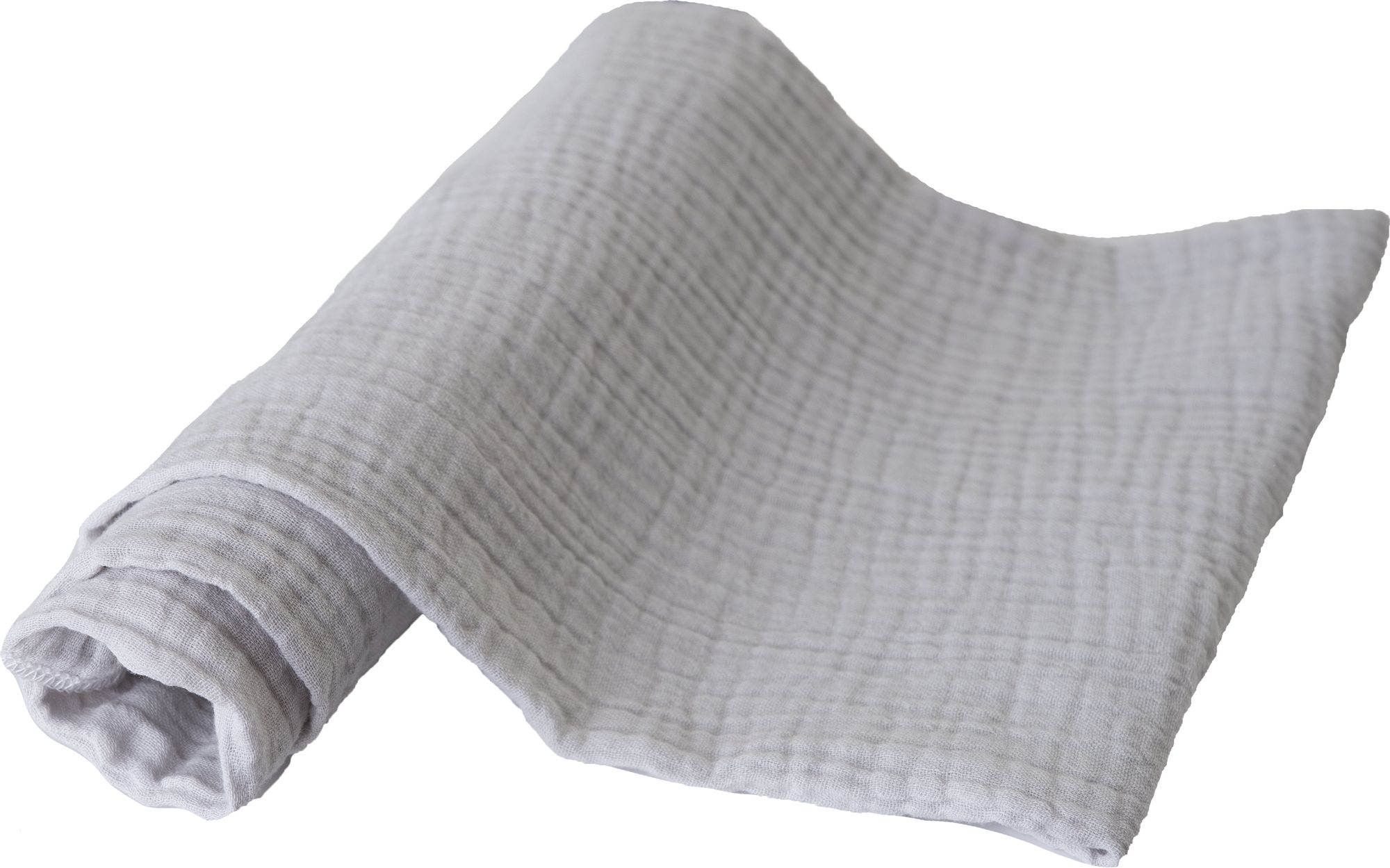 BABYMATEX Plenka bavlněná Muslin 3 ks světle šedá 70x80 cm - obrázek 1