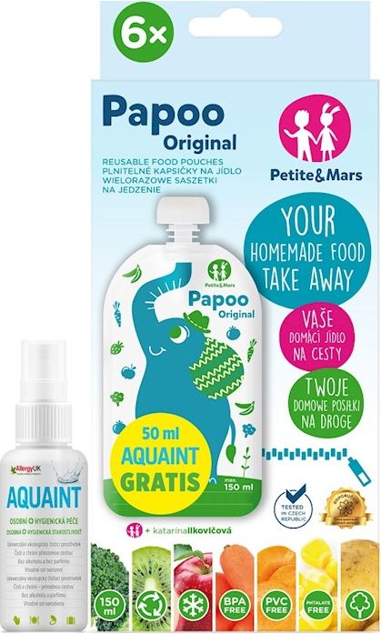 Petite and Mars kapsička na jídlo Papoo Slon - obrázek 1