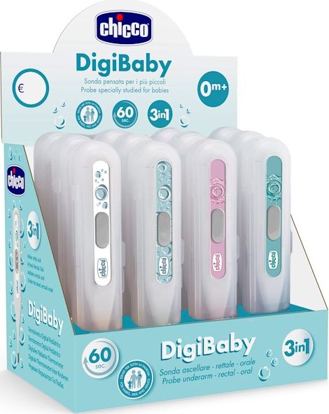 CHICCO Teploměr digitální Chicco Digi Baby mint 0 m+ - obrázek 2