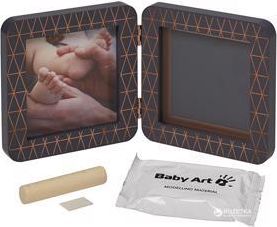 BABY ART Rámeček na otisky My Baby Touch - Simple Coopper Edditon Dark Grey - obrázek 3