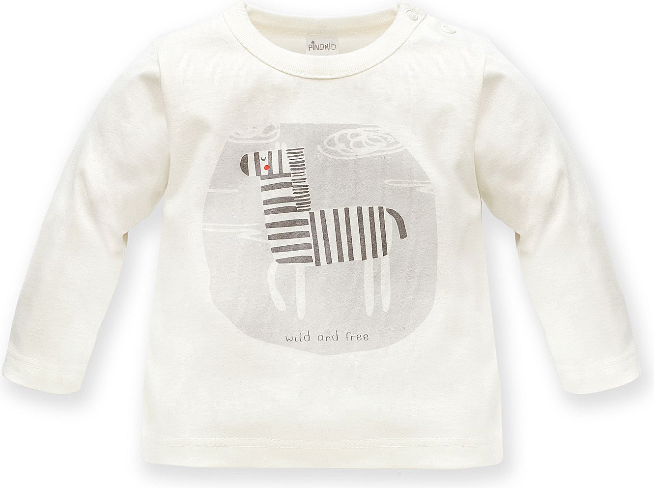PINOKIO Tričko Wild Animals vel. 80 Ecru - obrázek 1