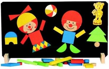 DETOA - magnetické puzzle Klauni - obrázek 1