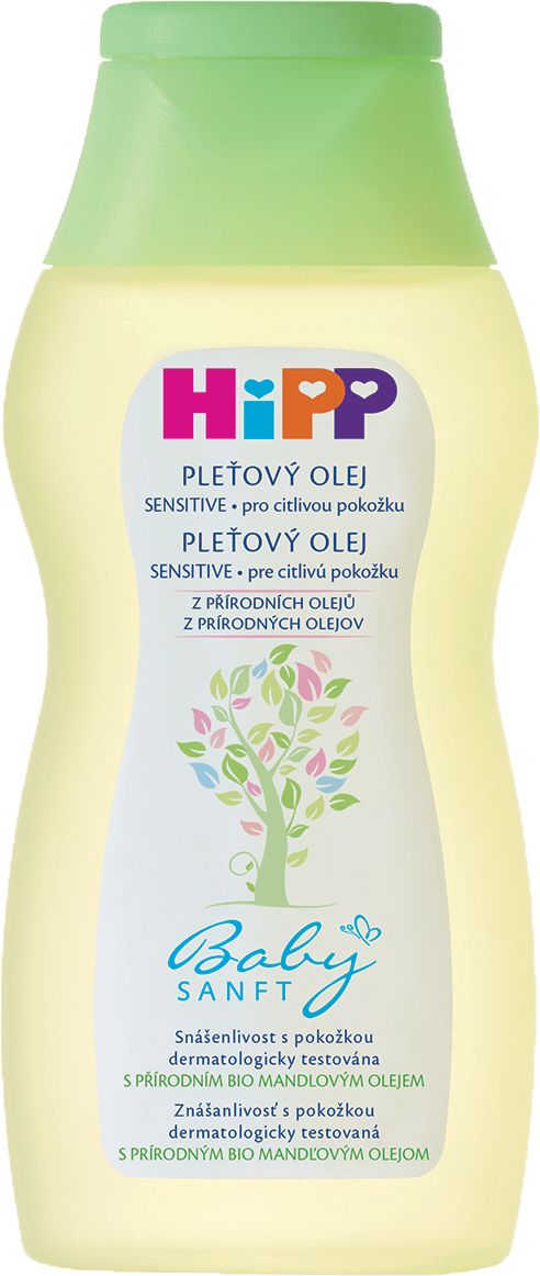 HIPP Babysanft Dětský pleťový olej 200 ml - obrázek 1